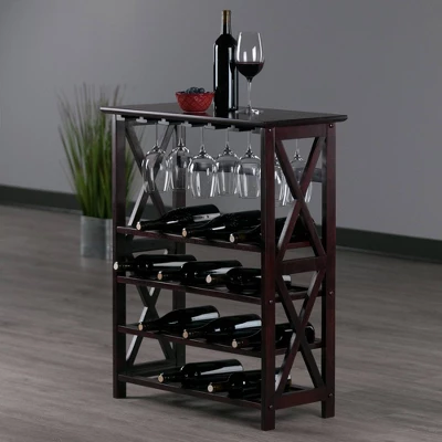 Rio 24 Bottles Wine Rack Wood/Espresso - Winsome - Image 6