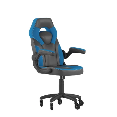 Flash Furniture X10 Gaming Chair Racing Office Computer PC Adjustable Chair With Flip-up Arms And Transparent Roller Wheels - Image 10