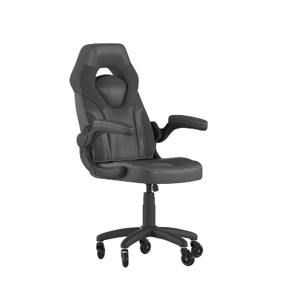 Flash Furniture X10 Gaming Chair Racing Office Computer PC Adjustable Chair With Flip-up Arms And Transparent Roller Wheels - Image 17