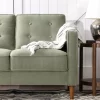 53" Lauren Loveseat Sofa Pearl Green - Zinus