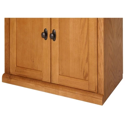 Huntington Oxford Wood Bookcase With Doors - Martin Furniture - Image 4