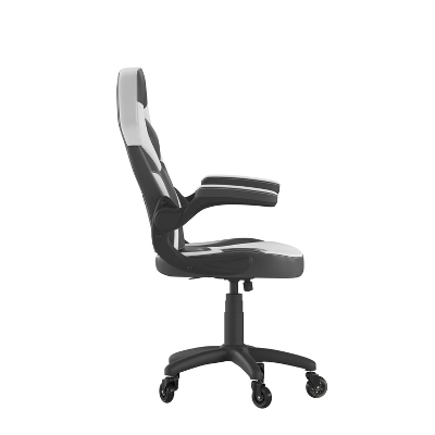 Flash Furniture X10 Gaming Chair Racing Office Computer PC Adjustable Chair With Flip-up Arms And Transparent Roller Wheels - Image 6