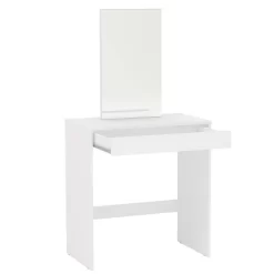 Kansas Vanity With Mirror White - Polifurniture