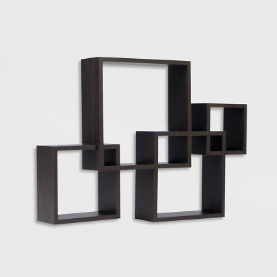 25.5" X 17.75" Intersecting Cube Wall Shelf - Danya B. - Image 5