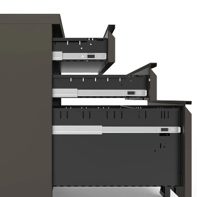 Berbrook Modern 3 Drawers Mobile File Cabinet - MiBasics - Image 4