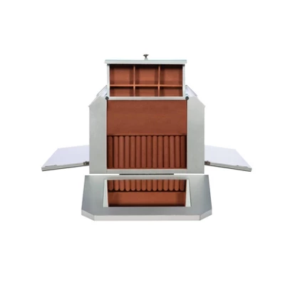 Aislin Jewelry Armoire Mirror/Silver - Powell Company - Image 7