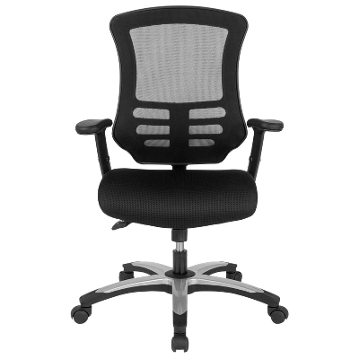 Flash Furniture High Back Black Mesh Multifunction Executive Swivel Ergonomic Office Chair With Molded Foam Seat And Adjustable Arms - Image 8