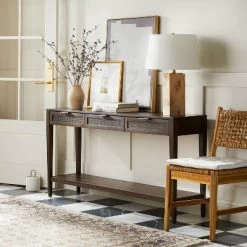 East Bluff Woven Drawer Console Table - Threshold⢠Designed With Studio McGee