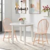 3pc Chadwick Drop Leaf Dining Set With 2 Windsor Chairs - Buylateral
