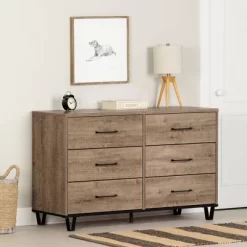 Arlen 6 Drawer Double Dresser - South Shore