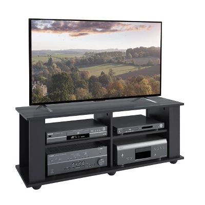 Flat Panel TV Stand For TVs Up To 57" CorLiving Ravenwood Black - Image 4