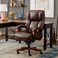 Big & Tall Executive Chair Brown - La-Z-Boy