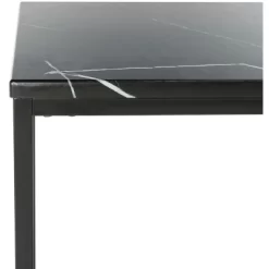 Baize Console Table - Black - Safavieh