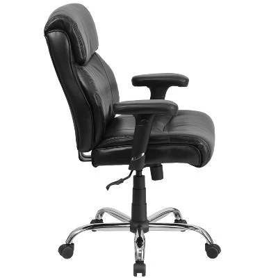 Flash Furniture HERCULES Series Big & Tall 400 Lb. Rated Swivel Ergonomic Task Office Chair With Clean Line Stitching And Adjustable Arms - Image 7