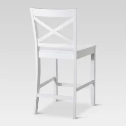 Carey 24" Counter Height Barstool - White - Thresholdâ˘