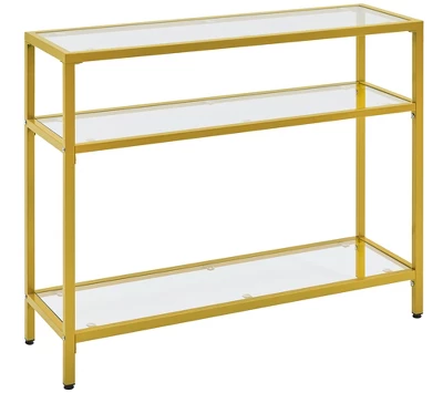 Yaheetech 3-layer Console Table Tempered Glass Porch Table - Image 8
