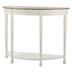 Vologne Traditional Wood French Console Table White - Baxton Studio