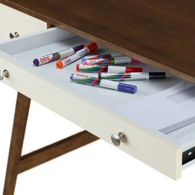 Sutton Writing Desk Brown - Adore Decor - Image 9