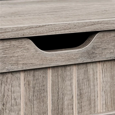 Yaheetech 3 Drawer Side Table With Sturdy Metal Frame, Gray - Image 5