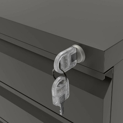 Berbrook Modern 3 Drawers Mobile File Cabinet - MiBasics - Image 5