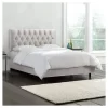 Edwardian Tufted Bed Velvet - Skyline Furniture