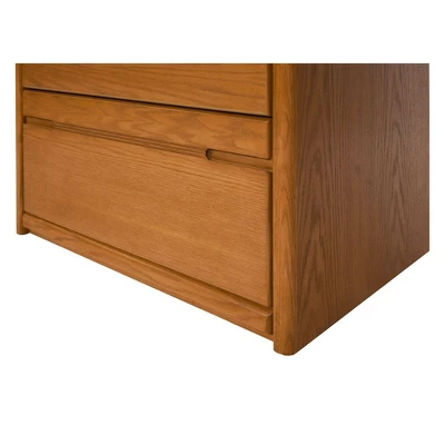 2 Drawer File Brown - Martin Furniture - Image 4
