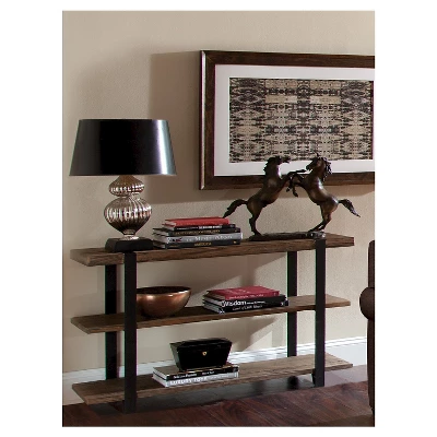 Modesto Wide TV Stand For TVs Up To 50" Brown - Alaterre Furniture - Image 2