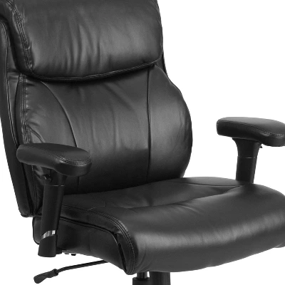 Flash Furniture HERCULES Series Big & Tall 400 Lb. Rated Swivel Ergonomic Task Office Chair With Clean Line Stitching And Adjustable Arms - Image 4
