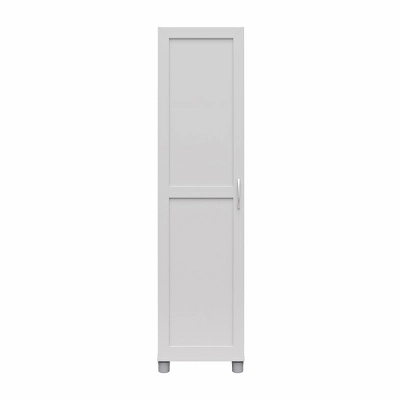 RealRooms Basin Framed 60" Tall Storage Cabinet With 4 Shelves And Adjustable Feet - Image 4