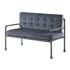 51" Brantley Sandy Gray Finish Loveseat Gray Velvet - Acme Furniture