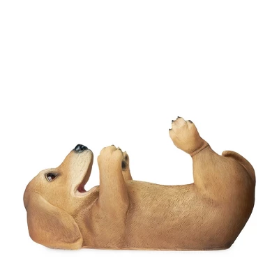 True Dachshund Polyresin Wine Bottle Holder Set Of 1, Yellow, Holds 1 Standard Wine Bottle - Image 4