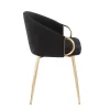Claire Contemporary And Glam Dining Chair - LumiSource