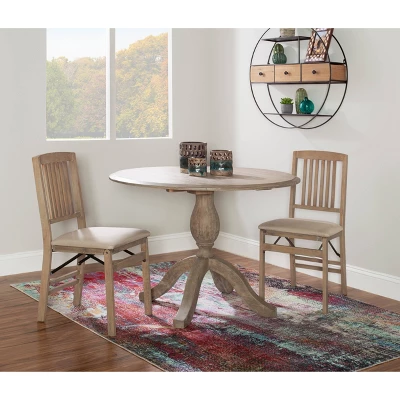 Torino Dining Tables Rustic Brown - Linon - Image 7