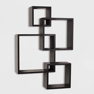 25.5" X 17.75" Intersecting Cube Wall Shelf - Danya B. - Image 6