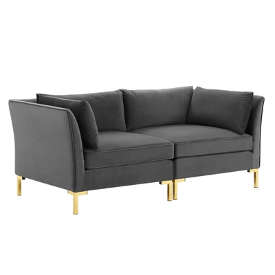 Ardent Performance Velvet Loveseat - Modway - Image 6