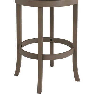 Thredson Swivel Height Barstool Light Antiqued Gray Wash - Hillsdale Furniture - Image 8