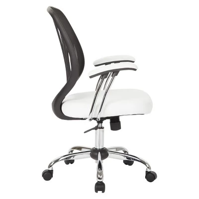 Screen Back Chair Faux Leather - Office Star