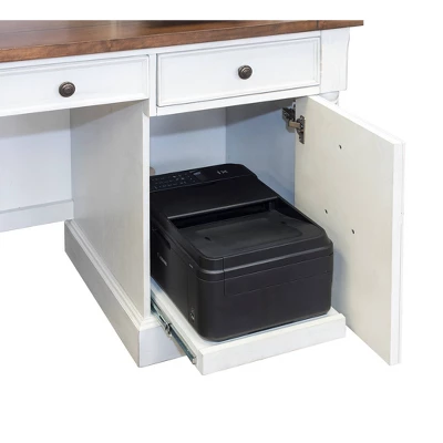 70" Durham Credenza White - Martin Furniture - Image 6