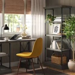 65" Conway Cast Iron Bookshelf Gray - Threshold™