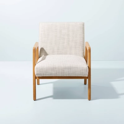 Upholstered Wood Framed Accent Arm Chair - Hearth & Handâ„¢ With Magnolia - Image 3