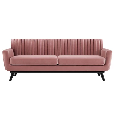 Engage Channel Tufted Performance Velvet Sofa - Modway