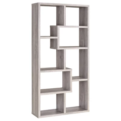 70.75" Theo 8 Shelf Bookcase - Coaster - Image 5