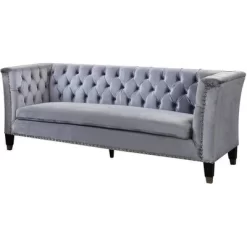 82" Honor Sofa Blue - Acme Furniture