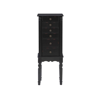 Aria Jewelry Armoire Black - Powell Company - Image 3