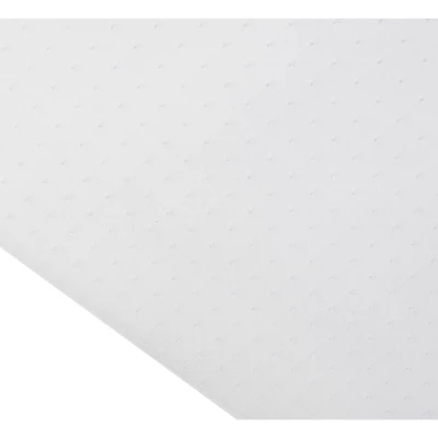 Mind Reader Carpet Protection Mat, Office Pad For Rolling Chairs, Rectangular, Spike Design For Low Pile Surfaces Only, 60 X 46 Inches