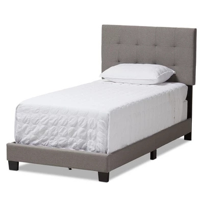 Twin Brookfield Modern And Contemporary Fabric Upholstered Bed - Baxton Studio - Image 8