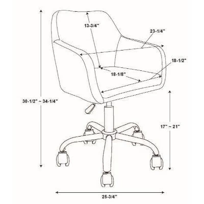 Rylen Office Chair - Linon - Image 9