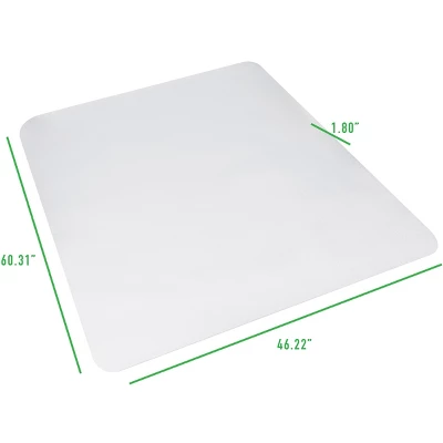 Mind Reader Carpet Protection Mat, Office Pad For Rolling Chairs, Rectangular, Spike Design For Low Pile Surfaces Only, 60 X 46 Inches - Image 6