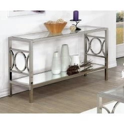 Nora Console Table Chrome - HOMES: Inside + Out