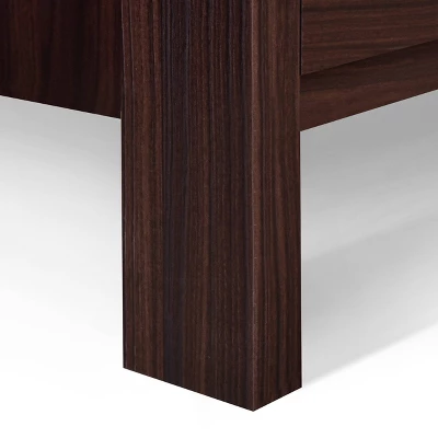 3pc Olimont Contemporary Dresser And Nightstand Set Walnut - Christopher Knight Home - Image 2